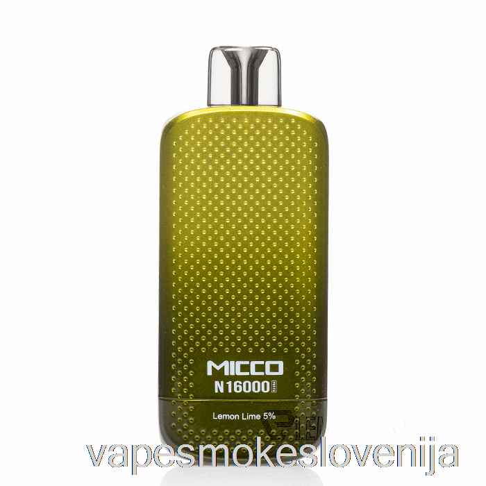Vape Slovenija Horizontech Micco N16000 Za Enkratno Uporabo Lemon Limeta